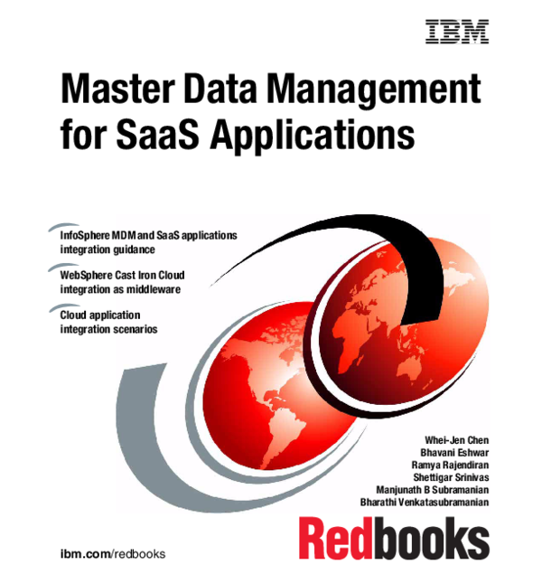 (PDF) Master Data Management for SaaS Applications