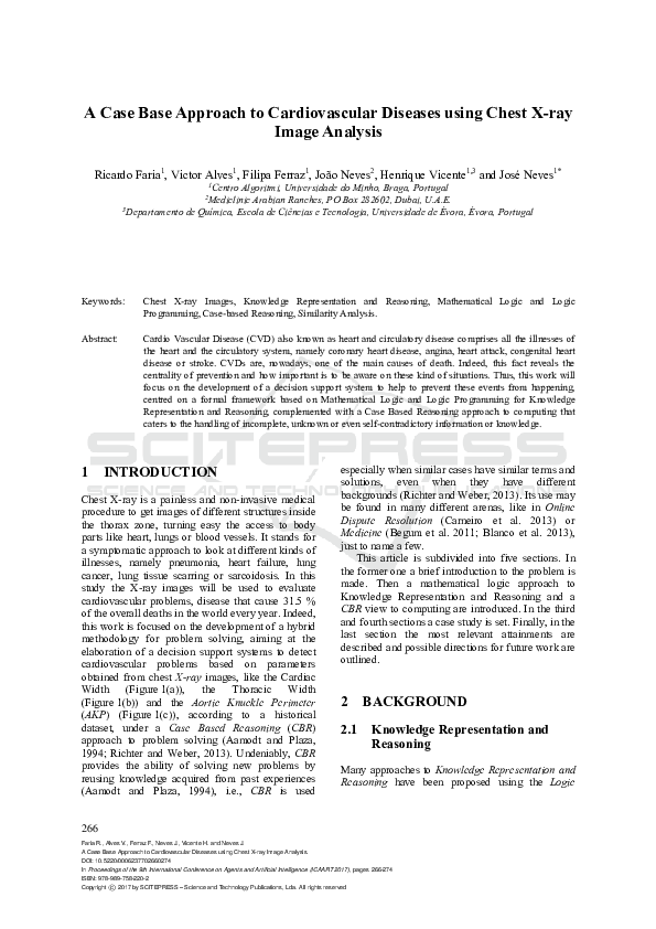 (PDF) A Case Base Approach to Cardiovascular Diseases using Chest X-ray ...
