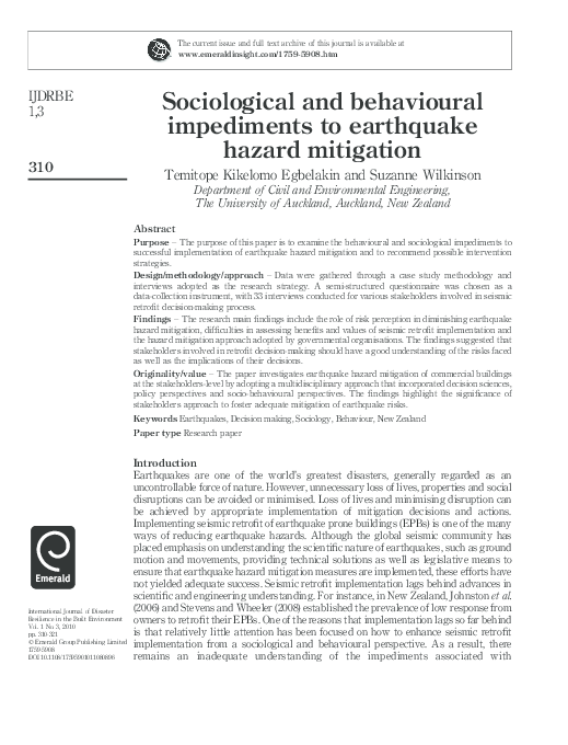 Importance of earthquake preparedness image