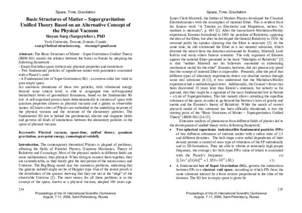(PDF) Basic Structures of Matter - Supergravitation Unified Theory ...