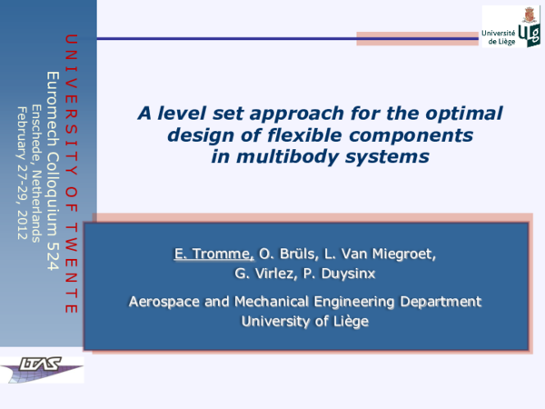 (PDF) A level set approach for the optimal design of flexible ...