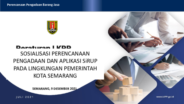(PPT) Perencanaan Pengadaan Barang Jasa