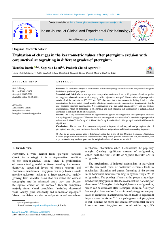 pdf-evaluation-of-changes-in-the-keratometric-values-after-pterygium