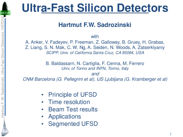 (PDF) Ultra-fast silicon detectors