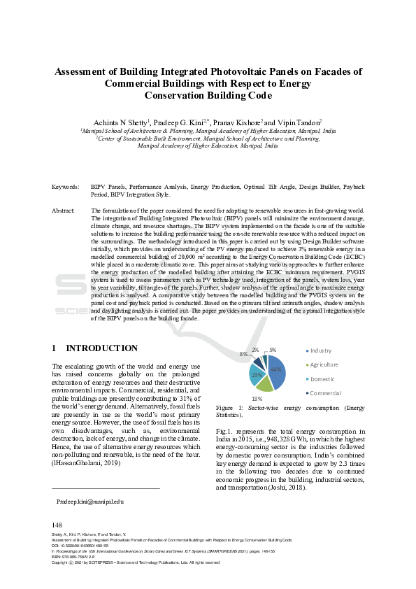 (PDF) Assessment of Building Integrated Photovoltaic Panels on Facades ...