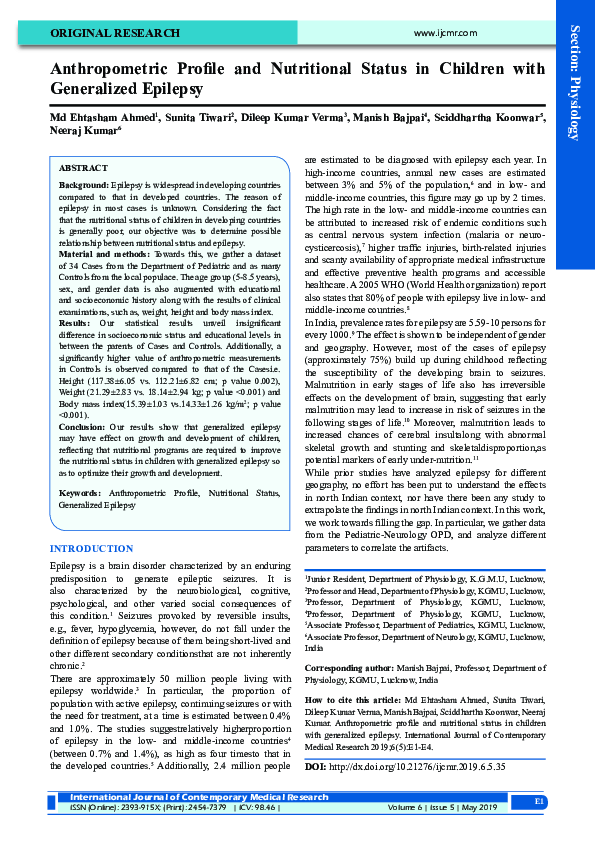 (PDF) Anthropometric Profile and Nutritional Status of an Elderly.docx