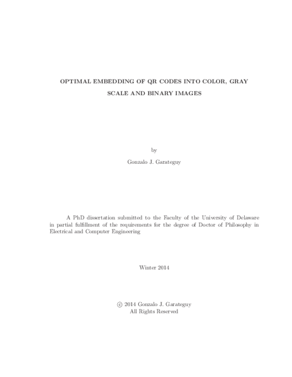 (PDF) Optimal embedding of qr codes into color, gray scale and binary ...