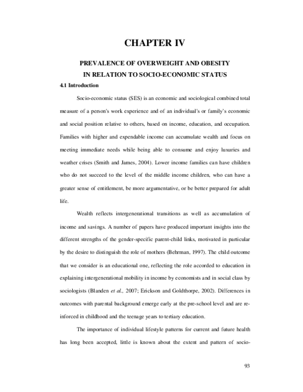 (PDF) Prevalence of Overweight and Obesity in Relation to Life-Style ...