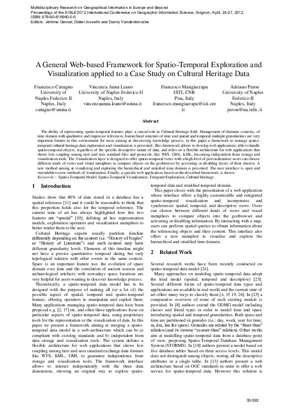 (PDF) A General Web-based Framework for Spatio-Temporal Exploration and ...