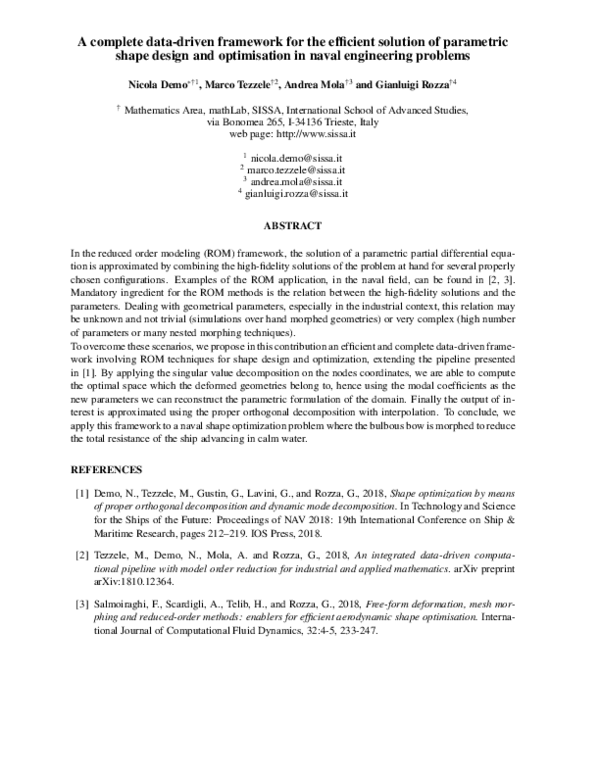 (PDF) A complete data-driven framework for the efficient solution of ...