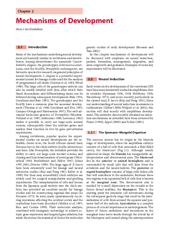 (PDF) Mechanisms of Development