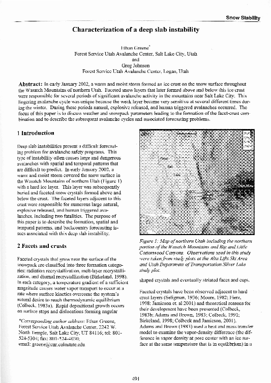 (PDF) Characterization of a deep slab instability