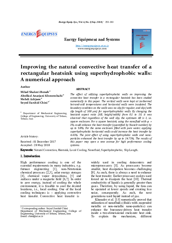 (PDF) Improving the natural convective heat transfer of a rectangular ...
