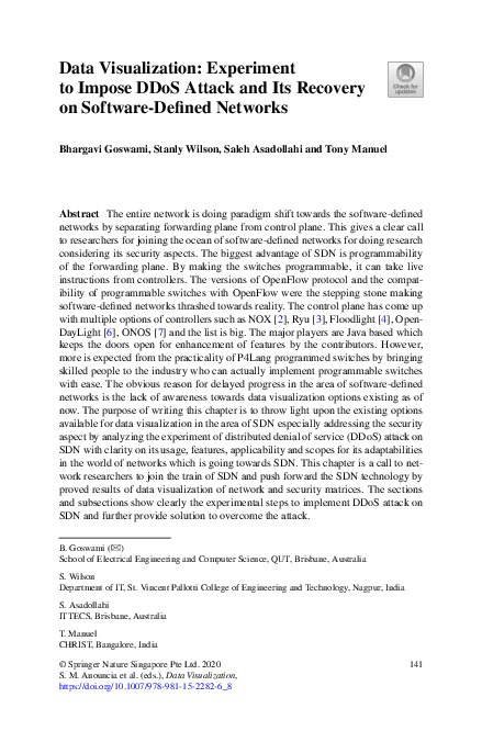 (PDF) Data Visualization: Experiment to Impose DDoS Attack and Its ...