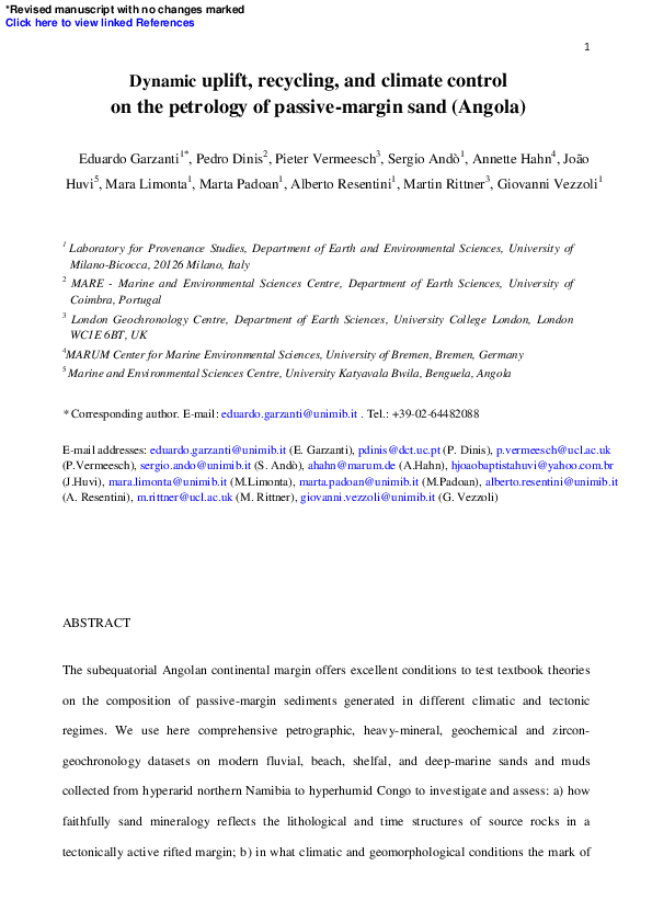 (PDF) Dynamic uplift, recycling, and climate control on the petrology ...
