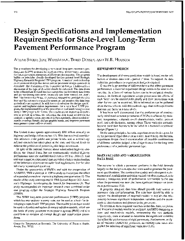 (PDF) Design Specifications and Implementation Requirements for State ...