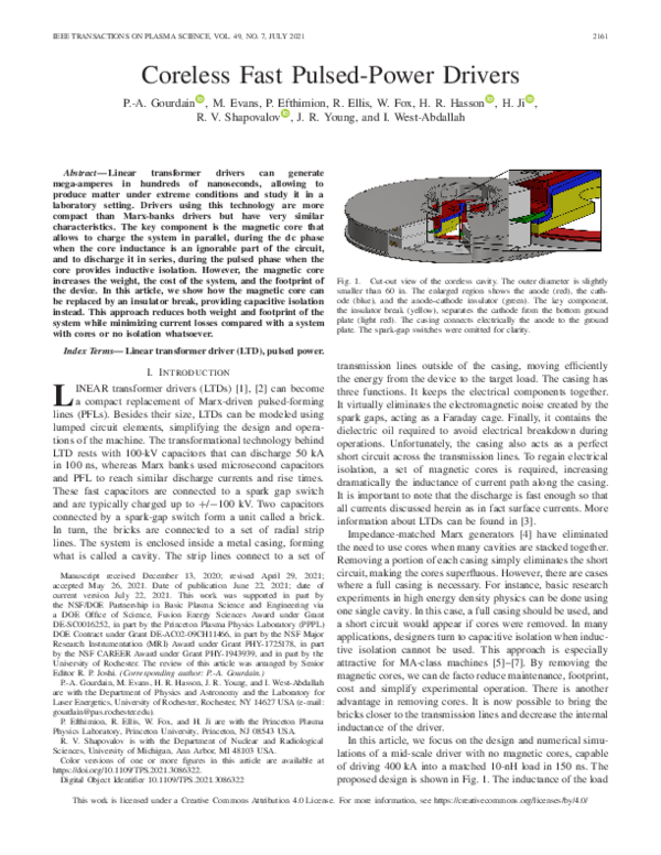 (PDF) Coreless Fast Pulsed-Power Drivers