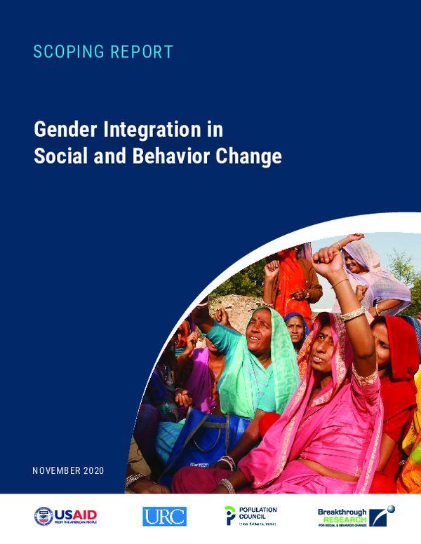 (PDF) Gender integration in social and behavior change