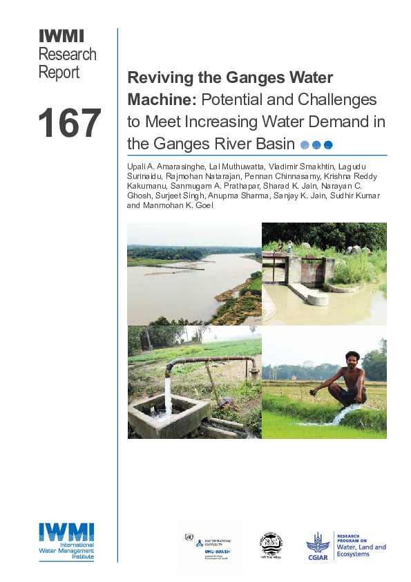 (PDF) Reviving the Ganges water machine: potential and challenges to ...