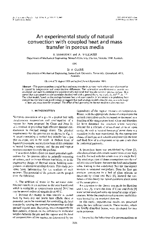 (PDF) An experimental study of natural convection with coupled heat and ...