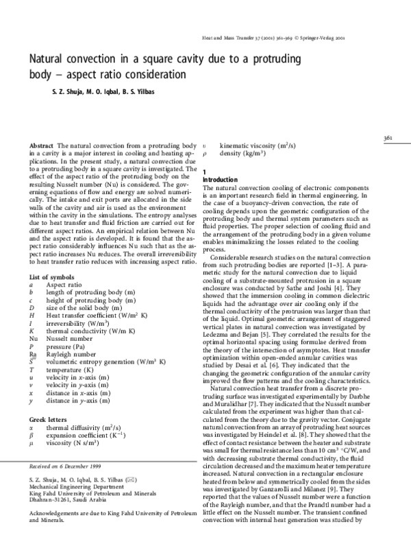 (PDF) Validation of the thermal equilibrium assumption in the transient ...