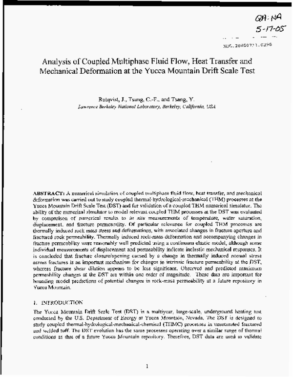 (PDF) Analysis of Coupled Multiphase Fluid Flow, Heat Transfer and ...