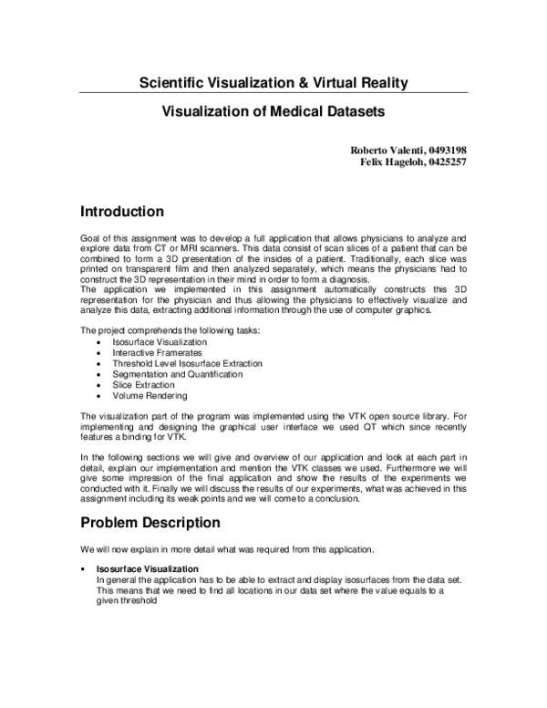 (PDF) Scientific Visualization & Virtual Reality Visualization of ...
