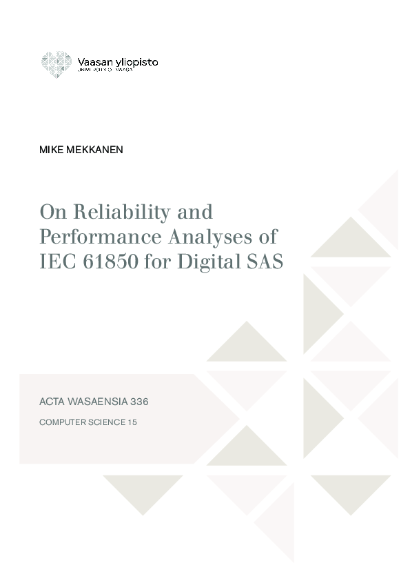 (PDF) On reliability and performance analyses of IEC 61850 for digital SAS