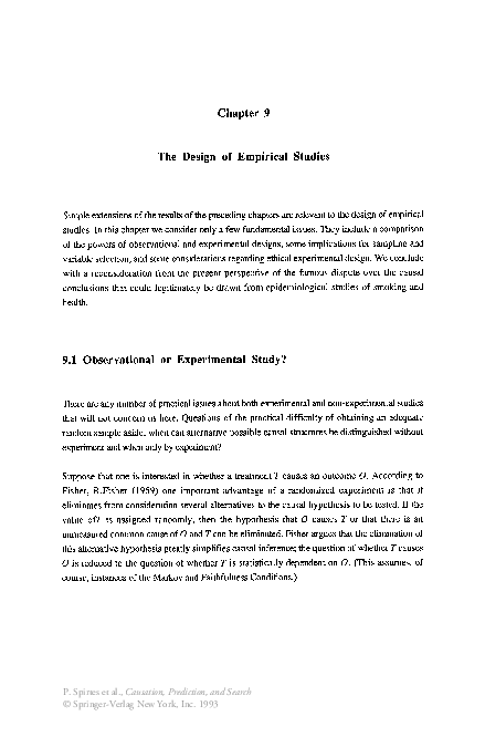 (PDF) The Design of Empirical Studies