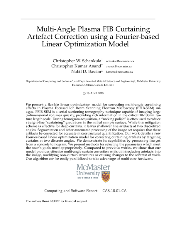Pdf Multi Angle Plasma Fib Curtaining Artefact Correction Using A Pdf Multi Angle Plasma Fib Curtaining Artefact Correction Using A