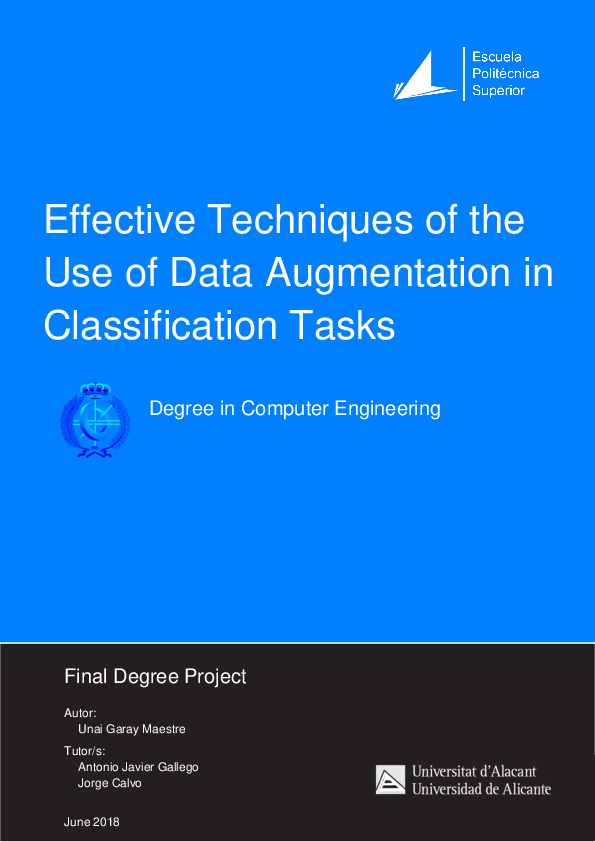(PDF) Effective Techniques of the Use of Data Augmentation in ...