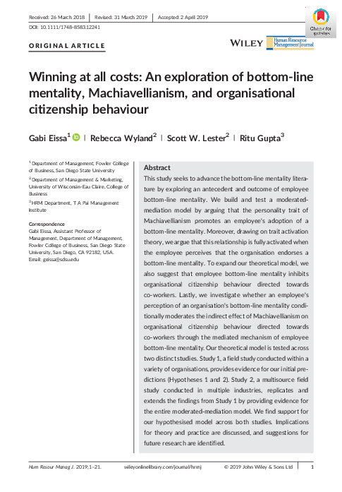 pdf-winning-at-all-costs-an-exploration-of-bottom-line-mentality