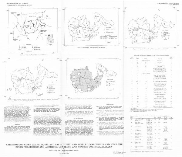 (PDF) Maps showing mines, quarries, oil and gas activity, and sample ...