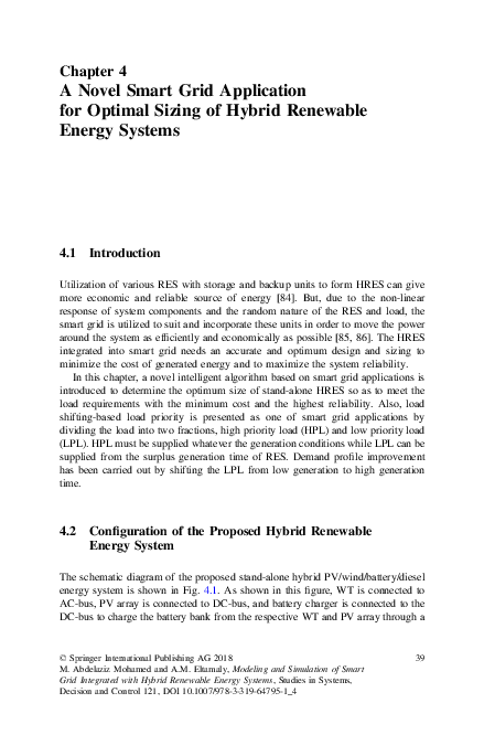 (PDF) A Novel Smart Grid Application for Optimal Sizing of Hybrid ...