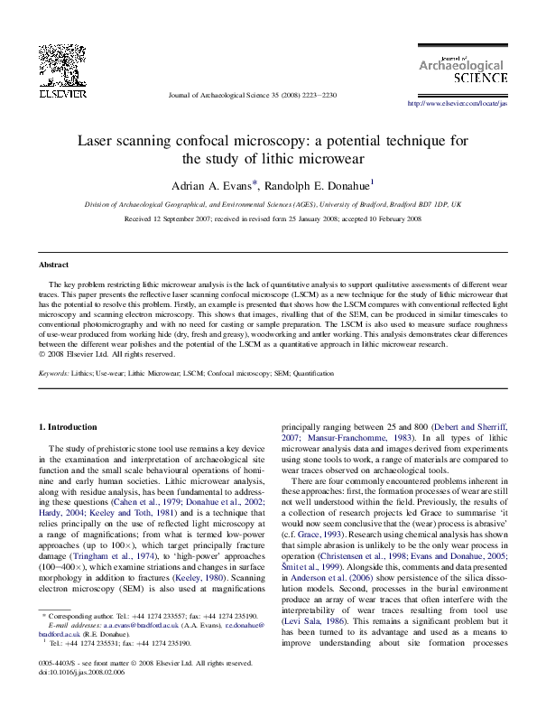 (PDF) Laser scanning confocal microscopy: a potential technique for the ...