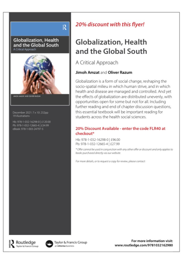 (PDF) Globalization, Health and the Global South: A Critical Approach