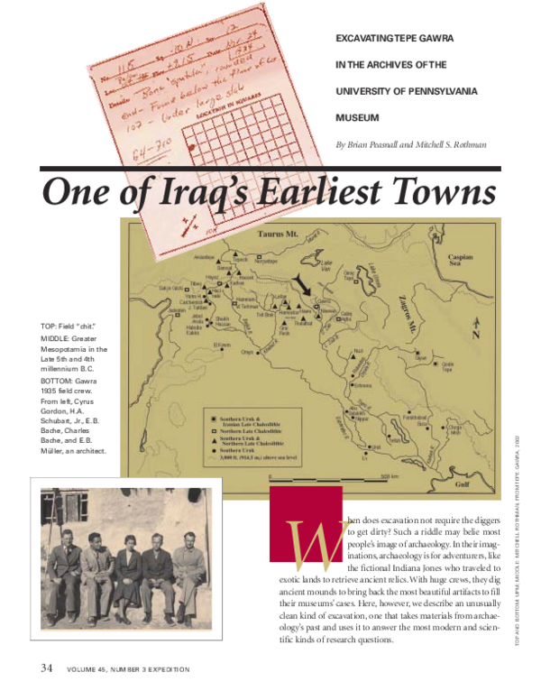 (PDF) One of Iraq's earliest towns
