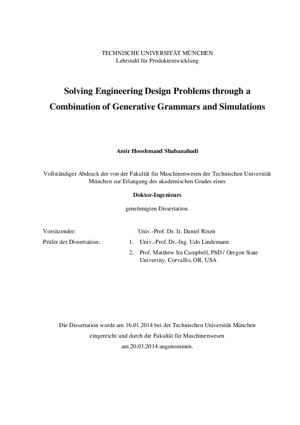 (PDF) Solving Engineering Design Problems through a Combination of ...
