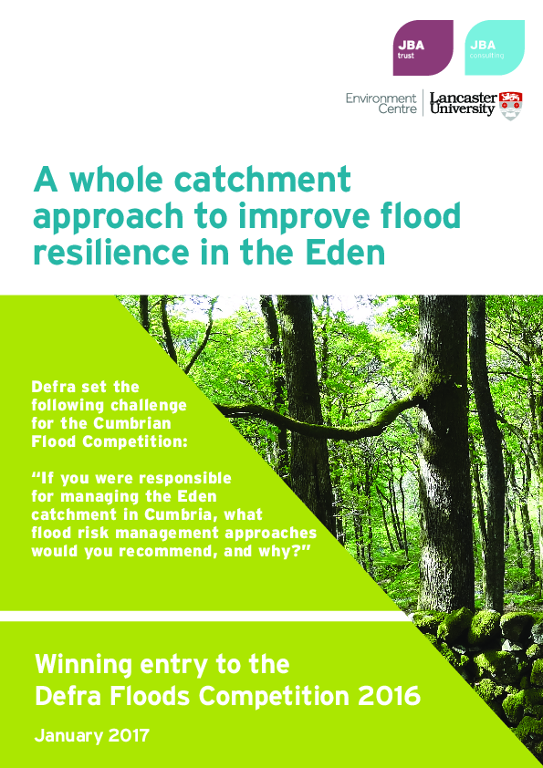 (PDF) A whole catchment approach to improve flood resilience in the ...