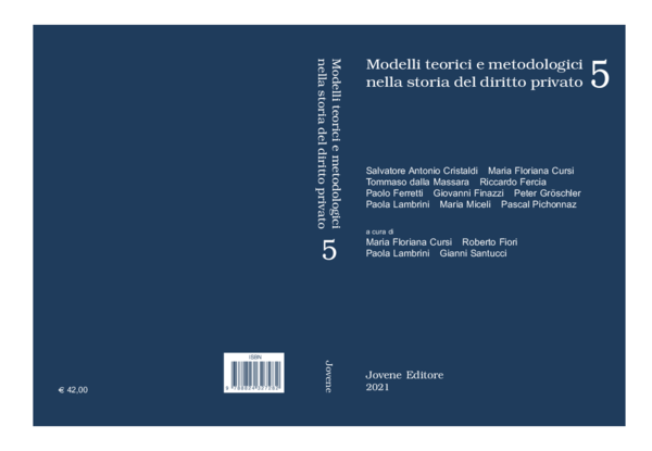 (PDF) Modelli teorici e metodologici nella storia del diritto privato 5