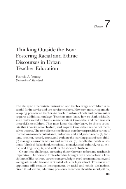 (PDF) Thinking outside the box