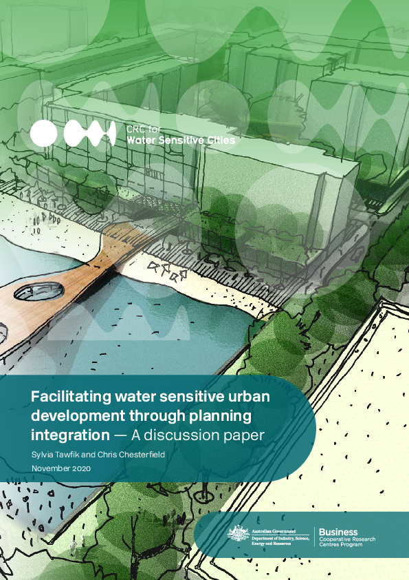 (PDF) Facilitating water sensitive urban development through planning ...
