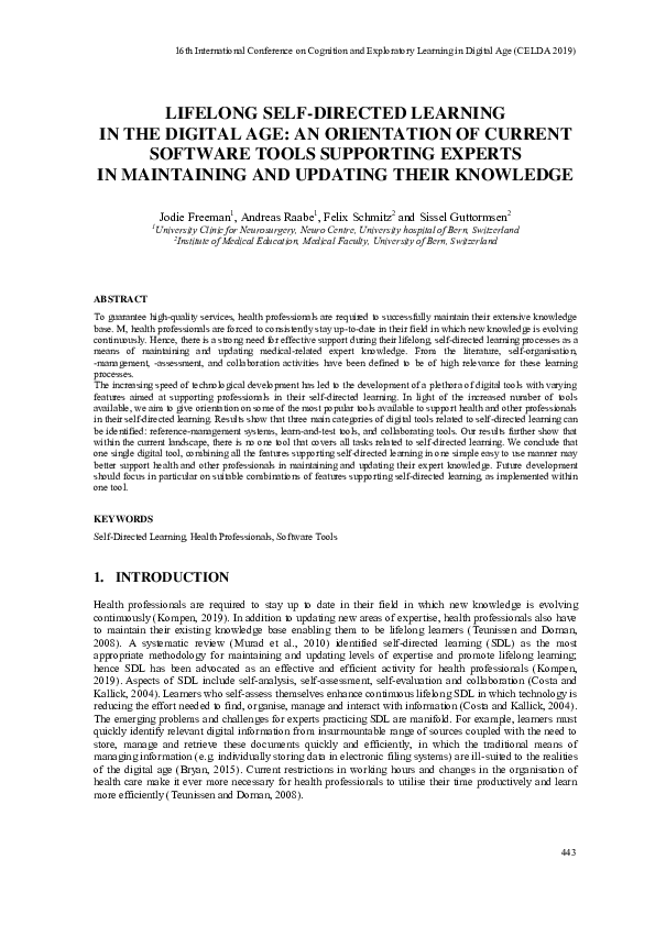 (PDF) Lifelong Self-Directed Learning in the Digital Age: An ...
