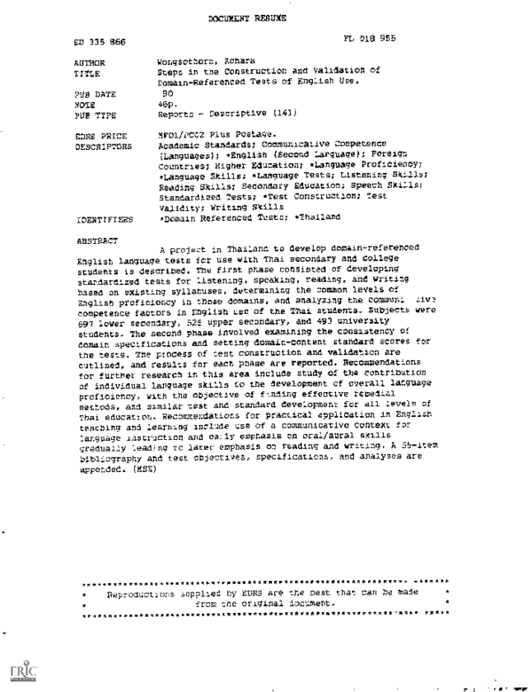 (PDF) Steps In the Construction and Validation of Domain-Referenced ...
