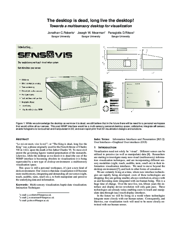 (PDF) The desktop is dead, long live the desktop! – Towards a ...