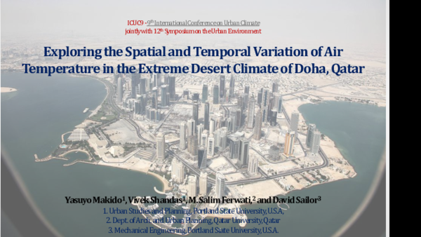 (PDF) Exploring the Spatial and Temporal Variation of Air Temperature ...