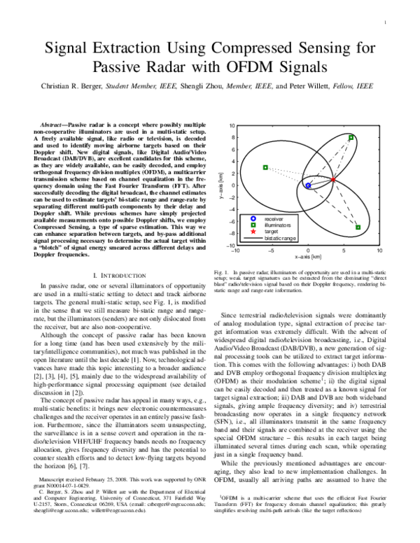 (PDF) Signal extraction using compressed sensing for passive radar with ...