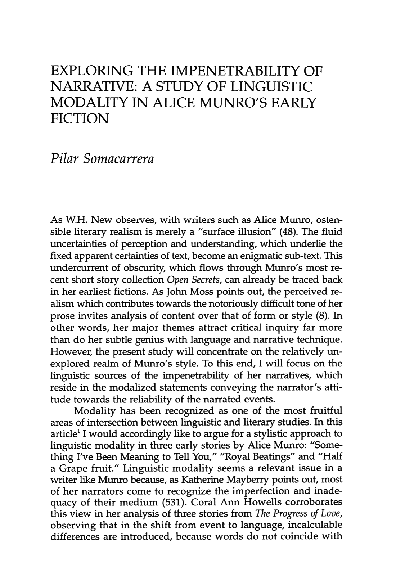 (PDF) Exploring the Impenetrability of Narrative: A Study of Linguistic ...
