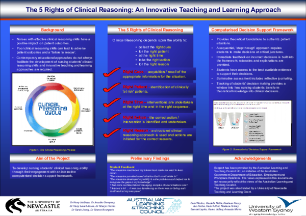 (PDF) The 5 rights of clinical reasoning: An innovative teaching and ...
