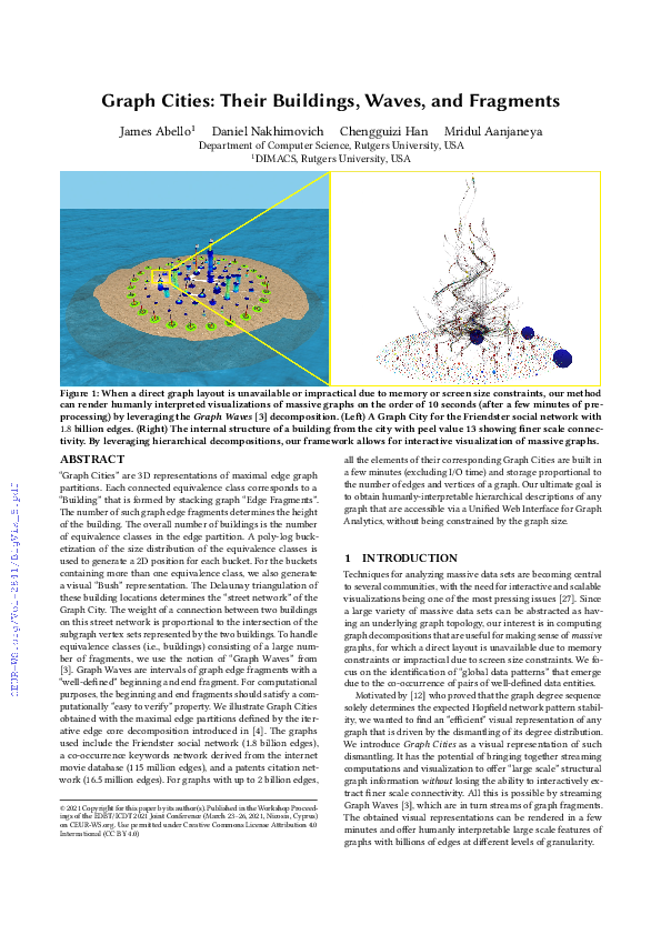 (PDF) Graph Cities: Their Buildings, Waves, and Fragments
